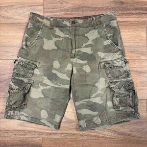 Plugg Camouflage Cargo Shorts Men’s 34 (36x11.5) Vintage Y2k Baggy Skate Camo